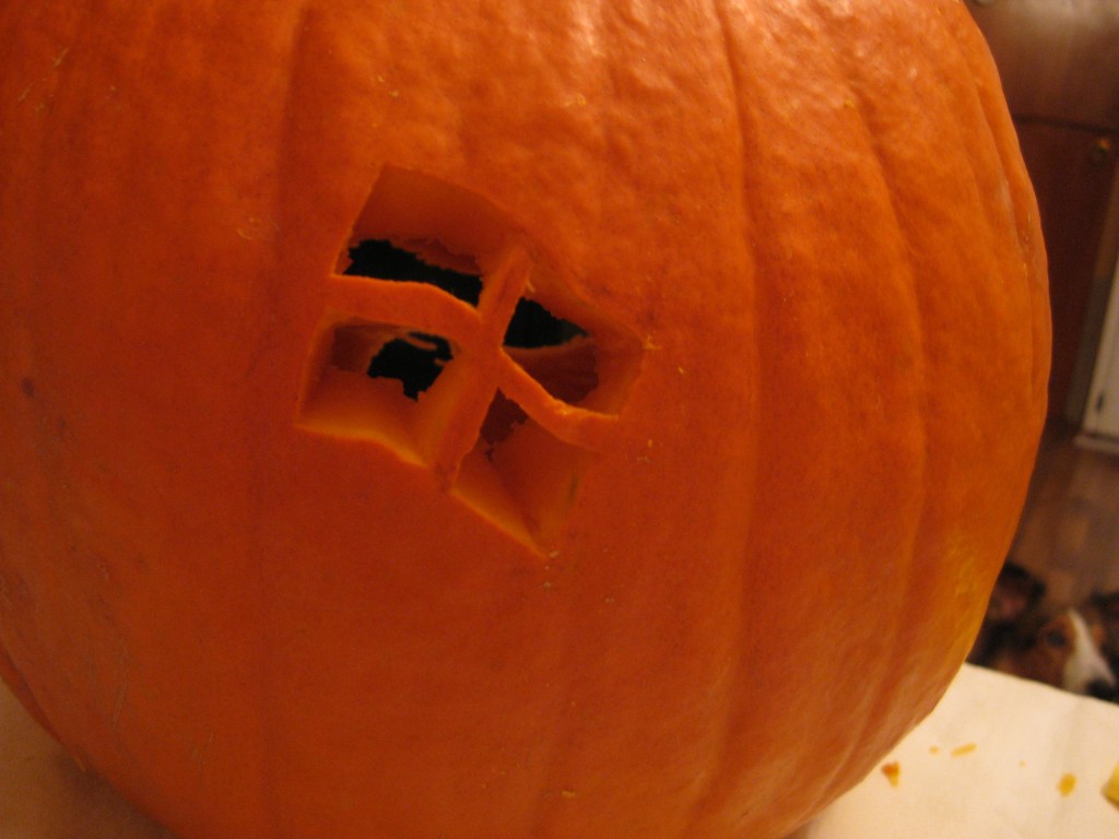 Dual-Boot Pumpkin Rear (lights on)