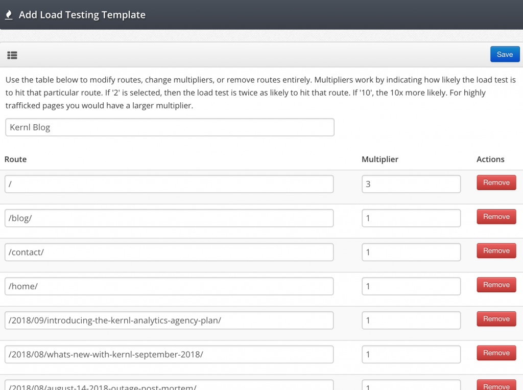 Kernl WordPress Load Test Template